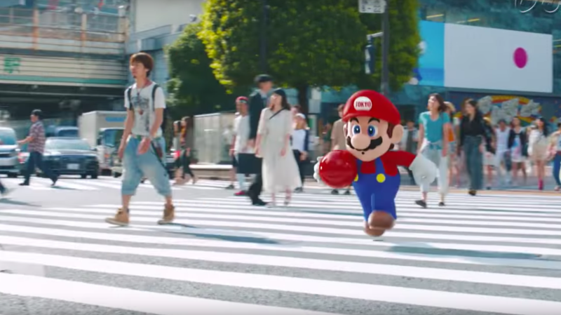 Illustration for article titled El primer ministro japonés anuncia los juegos olímpicos de 2020 vestido de Super Mario